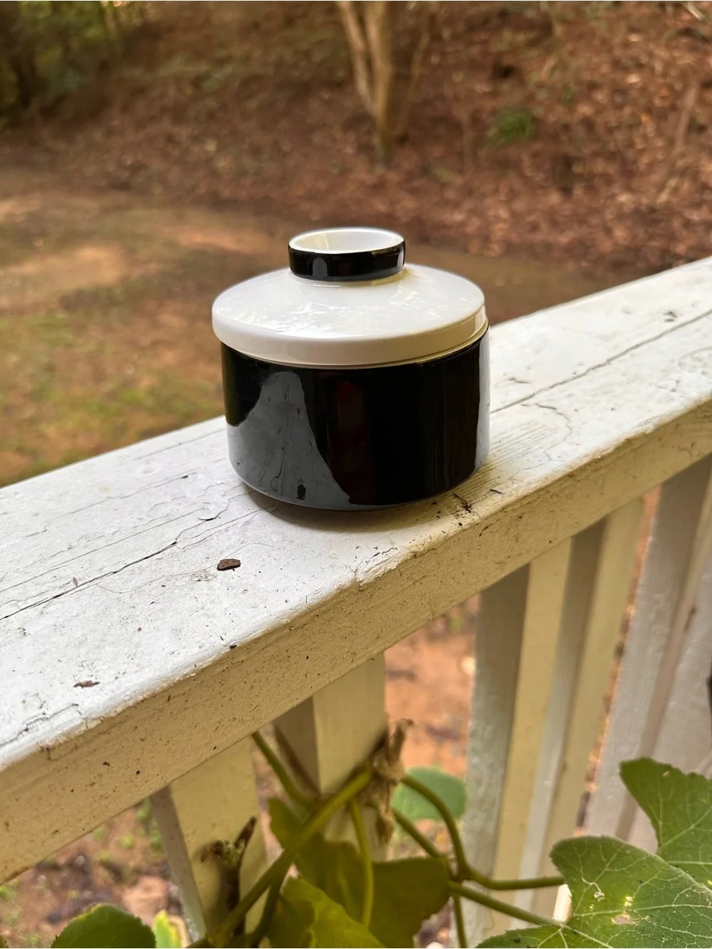 Vintage Mikasa Mediterranean Black Sugar Bowl With Lid Japan